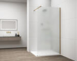 POLYSAN ESCA Walk-in zuhanyfal matt üveggel 1400x2100 mm, matt arany ES1114-04 (ES1114-04)