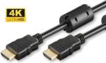 MicroConnect Cablu HDMI 15m 4K 30Hz 10.2Gbps 3D ARC negru HDM191915V1.4FC (HDM191915V1.4FC)