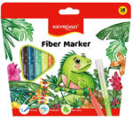 Keyroad Rostirón, filctoll készlet 2 mm 18 db/bliszter Keyroad vegyes színek (KR973171) - tintasziget