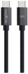 Maxlife MXUC-12 USB-C-USB-C kábel 2, 0 m 100W fekete (160828)