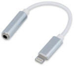 SETTY Lightning-3, 5 mm-es jack adapter fehér (158574)