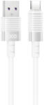 XO NB282 USB-USB-C kábel 1, 0 m 6A fehér (NB282)