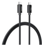 REMAX Ladon Series 240W RC-C039 USB 4.0 USB-C/USB-C kábel 1 m, fekete (154742)