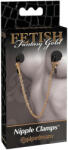 Pipedream Fetish Fantasy Gold - mellbimbó csipesz (arany) - sexonymous