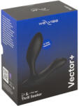 WE-VIBE Vector+ - akkus, okos anál vibrátor (fekete)