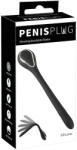 Penisplug Penis Plug Dilator - akkus, vibrációs dilátor (1cm) - fekete