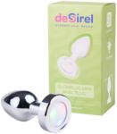 Desirel GlowPlug - világító anál plug - kicsi (ezüst) - sexonymous