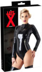 Late X LATEX - hosszúujjú női body (fekete) - S