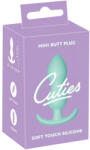 Cuties Mini Butt Plug - szilikon anál plug - menta (2, 3cm)
