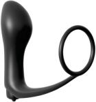 Pipedream Analfantasy - ujj anál vibrátor péniszgyűrűvel (fekete)
