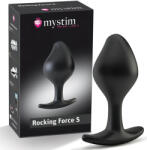 Mystim Rocking Force S - elektro anál plug - kicsi (fekete) - sexonymous
