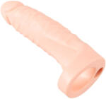 Realistixxx Double Fucker - felcsatolható anál vibrátor (fekete)