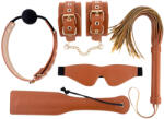 Blaze Elite - BDSM szett - 5 részes (konyak) - sexonymous