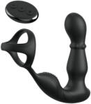 Pipedream Anal Fantasy Ass-Gasm - forgó fejes anál vibrátor péniszgyűrűvel (fekete)