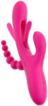 Sweet Smile SMILE - tripla karos, nyelves vibrátor (pink) - sexonymous