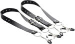 XR Brands - szeméremajak-széthúzó csipeszek (fekete)