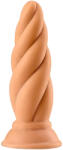 LATETOBED Max & Co Felix - csavaros anál plug - 15cm (natúr)