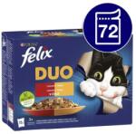 FELIX Fantastic Duo tasakok macskáknak ízletes választék zselében 72x85 g
