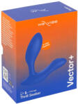 WE-VIBE Vector+ - akkus, okos anál vibrátor (kék)