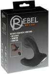 Rebel RC - akkus, rádiós pumpálható anál vibrátor (fekete)