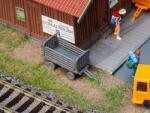 Faller 180990 Szürke peron kocsi 2 db postai kocsi H0 1: 87