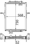 MAHLE Radiator, racire motor MAHLE CR 2793 000S (CR 2793 000S) - fixbox