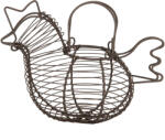 Clayre & Eef Cos metal maro Gaina 23x14x17 cm (6Y5702deco)