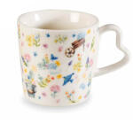 Decorer Cana portelan multicolor Flori de Camp 9.5x9 cm, 350 ml (A72.12.34C)