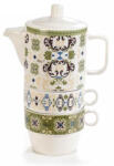 Decorer Set ceainic, 2 cesti portelan multicolor Maiolica 14x8x20 cm, 320 ml, 190 ml (A72.11.97B)
