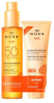 NUXE Set Nuxe Sun, Ulei bronzant anti-aging SPF 50, 150 ml + Lotiune dupa plaja 100 ml
