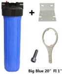 AquaPur - Valrom Carcasa filtru apa BB Big Blue 20 cu suport suruburi si cheie Aquapur Valhoh Valrom (87144010220)