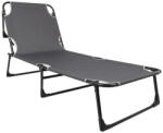  Sezlong 5Five Beach Chair, cadru metalic, pliere compacta, 173x56x27 cm, gri (JJ-170994)