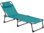  Sezlong 5Five Beach Chair, cadru metalic, pliere compacta, 173x56x27 cm, albastru turcoaz (JJ-170993)
