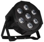 FTS LED 7x18W RGBWA+UV Par Lámpa - Profi Színpadi Világítás, DMX Vezérlés, Színes Fényhatások - hangfenyshop