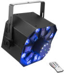 EUROLITE LED FE-1750 Hybrid Laserflower - 4-in-1 DJ Fényeffekt (Derby / Lézer / Wash / Strobe) - hangfenyshop