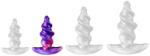 unicorny Anál plug széles alappal szilikon 12 x 5 cm lila S méret