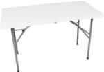Kiwari Masa plianta dreptunghiulara pentru Banchet/Evenimente/Catering, picioare metal pliabile, L 123 cm, l 61 cm, h 74 cm, alb, Kiwari (701575611423)