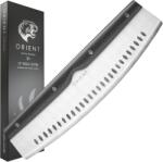 Orient Cutit pentru pizza, Orient, 34 cm, din otel inoxidabil 3CR13, maner Ergo Grip, protectie lama, Negru (5060535841573)