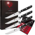 Orient Set cutite pentru friptura Orient, Origin Series, 4 piese, din otel inoxidabil german X50 Ultra +, negru (5060535841276)