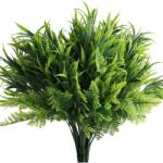 Belle Vous Set 6 plante artificiale Belle Vous, 35 × 29 cm, feriga si frunze, aspect natural, rezistente UV, material plastic, pentru decor interior/exterior, Verde (5060912643332)