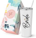 SassyCups Cana termos calatorie Bride, SassyCups, alb, otel inoxidabil, 625 ml (810013382808)