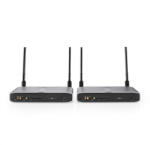 Nedis Vezeték nélküli HDMI jeladó | Wi-Fi | 5.15 - 5.85 MHz | 100.0 m (látótávolságon belül) | Maximális felbontás: Full HD 1080p | 6.75 Gbps | IR visszatérő funkció | ABS | Antracit (VTRA3470AT)