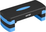 SPORTNOW Stepper Fitness Aerobic 3 Nivele, Înălțime Reglabilă 10/15/20 cm cu Înălțătoare, Suprafață Antiderapantă, 68x29x20cm, Albastru | Aosom Romania (A90-449V00BU)