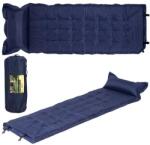 SPRINGOS önfelfújó kemping matrac 200x67x3, 5cm, 110kg, sötétkék (PM054)