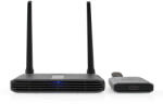 Nedis Wireless HDMI jeladó | Wi-Fi | 2400-5000 MHz | 30.0 m (látótávolságon belül) | Maximális felbontás: Full HD 1080p | 1.65 Gbps | IR visszatérő funkció | Szürke (VTRA3460GY)