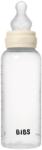 BIBS - Set complet biberon anticolici PP fara BPA, 270 ml, Silicon, Ivory (50171216)