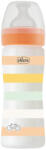Chicco Biberon Chicco WellBeing PP, tetina s. , flux mediu, 250ml, orange, 2luni+ (2862331-7)