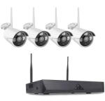 Glo Pro Vision FULL HD WIFI-s komplett 4 kamerás megfigyelő rendszer pro 1080p 3, 0MP-s kamera 4 db Vezeték Nélküli IP Kamerás Rendszer szett nvr ip wifi