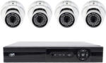 PNI AHD videó megfigyelő készlet PNI House AHD880, 8 csatorna, 5MP - DVR/NVR és 4 kültéri kamera AHD25, 5MP, dóm, IP66