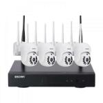 ESCAM WNK714 4 Kamerás WiFi Dome Biztonsági Rendszer
